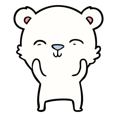 mutlu polar bear çizgi film