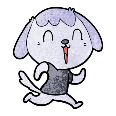 Çizgi film köpeğinin vektör çizimi