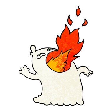 çizgi film yangın nefes hayalet