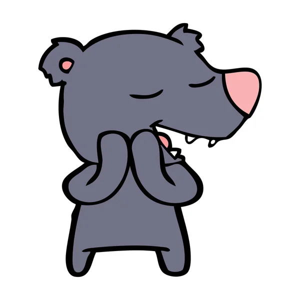 Gambar Vektor Dari Karakter Kartun Beruang - Stok Vektor