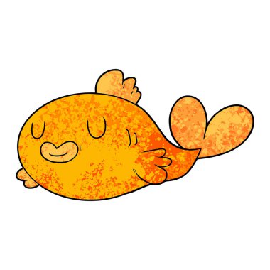 Çizgi film balıklarının vektör çizimi