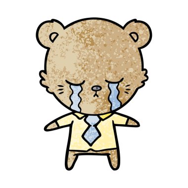 ayı çizgi film karakteri vektör çizim 