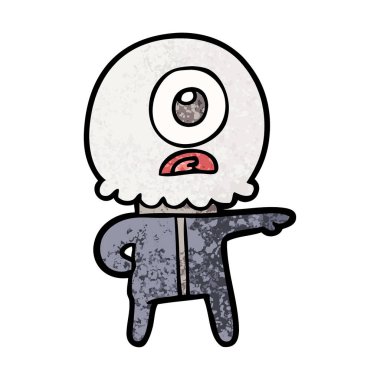 çizgi film Tepegöz'ü yabancı uzay adamı