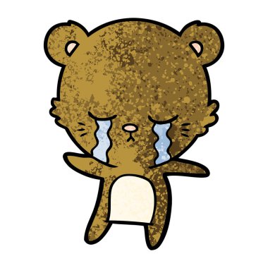 ayı çizgi film karakteri vektör çizim 