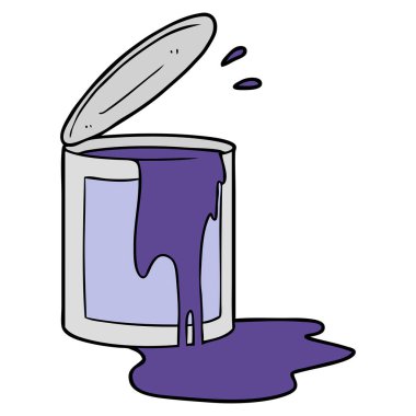 vektör çizim karikatür kova