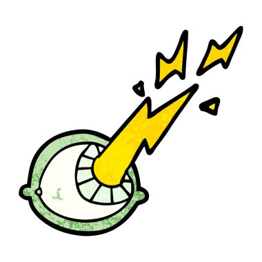 vektör çizim karikatür göz küresi