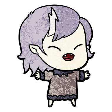 gülen vampir kız çizgi film