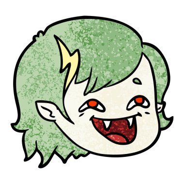 Çizgi filmdeki vampir kız suratı