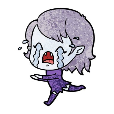 ağlayan vampir kız çizgi film