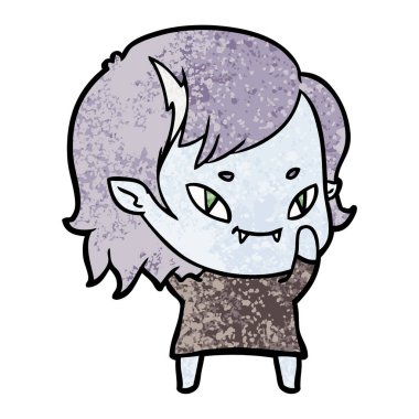 çizgi film dostu vampir kız