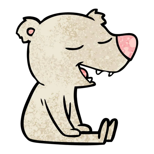 Illustrazione Vettoriale Dell Orso Dei Cartoni Animati — Vettoriale Stock