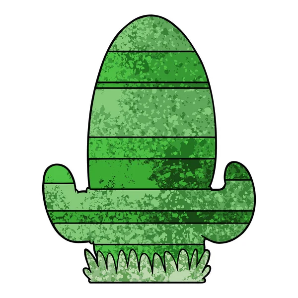Vektor Illustration Tecknad Kaktus — Stock vektor