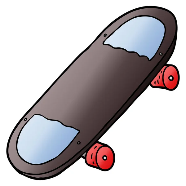 Vektor Illustration Von Cartoon Skateboard — Stockvektor