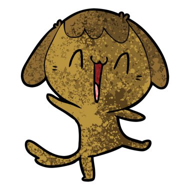 Çizgi film köpeğinin vektör çizimi