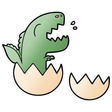 Yumurtadan çıkan Dinozor Çizgi Filmi