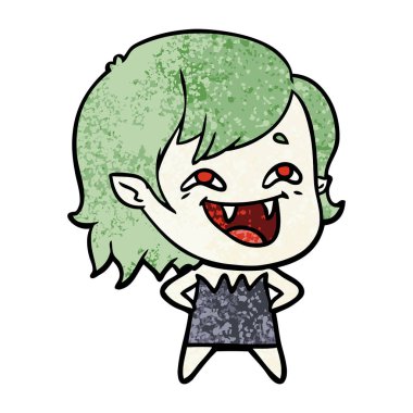 gülen vampir kız çizgi film