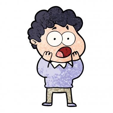 çizgi film adam sürpriz nefes nefese