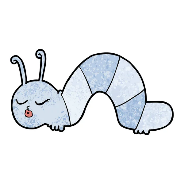 Vectorillustratie Van Cartoon Caterpillar — Stockvector