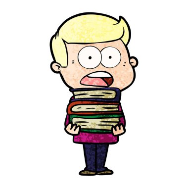 vektör çizim karikatür dostum şok