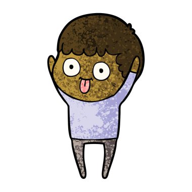  vektör çizim karikatür adam bakıyor