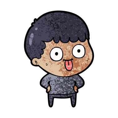 çizgi film çocuk vektör çizim