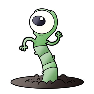 çizgi film uzaylı bataklık canavarı