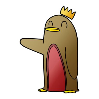 vektör çizim karikatür Robin