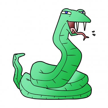 Çizgi film karakterinin vektör çizimi