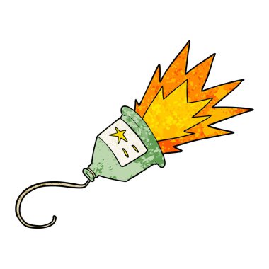 parti popper karikatür vektör çizim