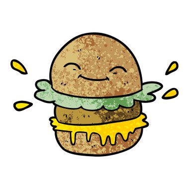 çizgi film lokanta burger