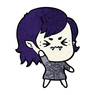 rahatsız çizgi film vampir kız