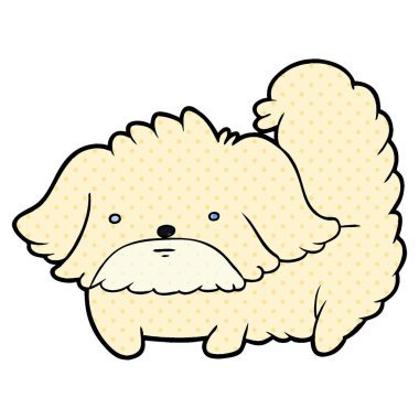 Çizgi film köpeğinin vektör çizimi