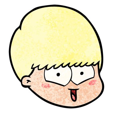 vektör çizim karikatür mutlu çocuk