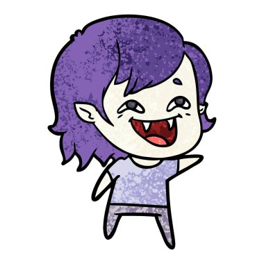 gülen vampir kız çizgi film