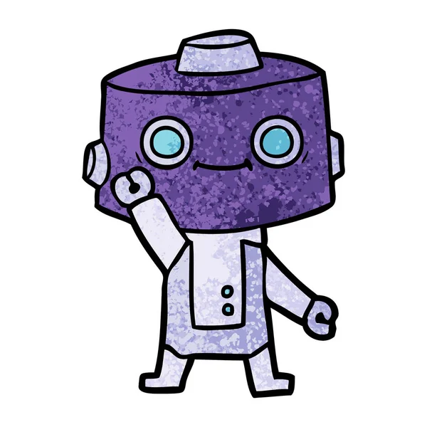 Ilustración Vectorial Del Robot Dibujos Animados — Archivo Imágenes Vectoriales