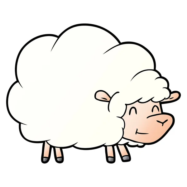 Çizgi Film Koyunlarının Vektör Çizimi — Stok Vektör