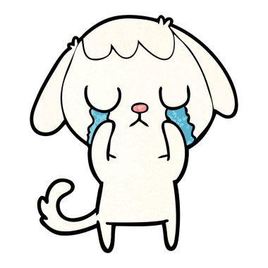 Çizgi film köpeğinin vektör çizimi