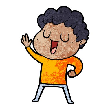 vektör çizim karikatür adam