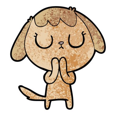 Çizgi film köpeğinin vektör çizimi