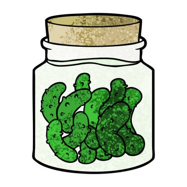 vektör çizim karikatür turşu turşusu