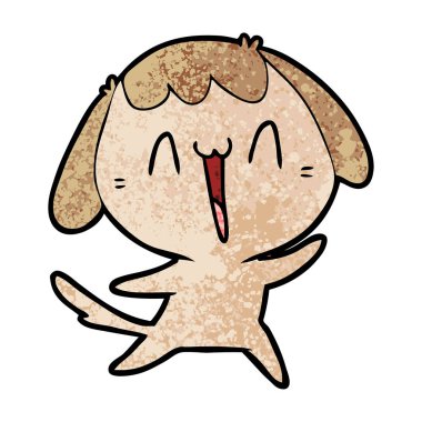 Çizgi film köpeğinin vektör çizimi