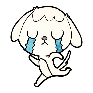 Çizgi film köpeğinin vektör çizimi