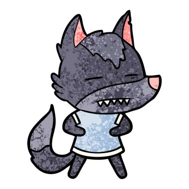 Kurt gösteren diş çizgi film