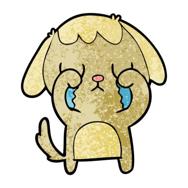 Çizgi film köpeğinin vektör çizimi