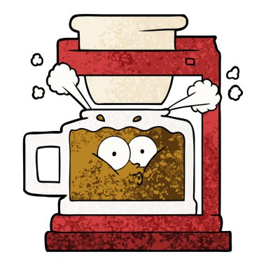 Buharlı sıcak kahve kabı