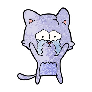 Çizgi film kedisinin vektör çizimi