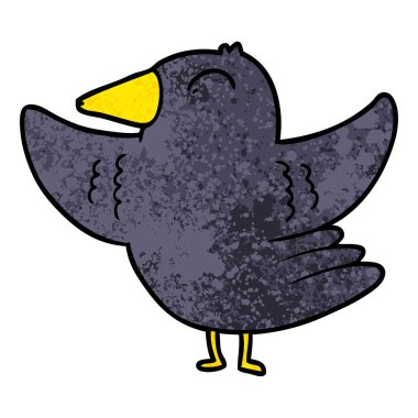 karikatür kuş kanatları Yayilim