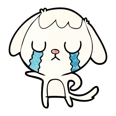 Çizgi film köpeğinin vektör çizimi