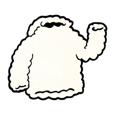 vektör çizim karikatür Polar hoody