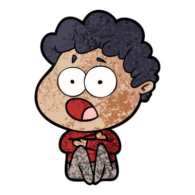 çizgi film adam sürpriz nefes nefese